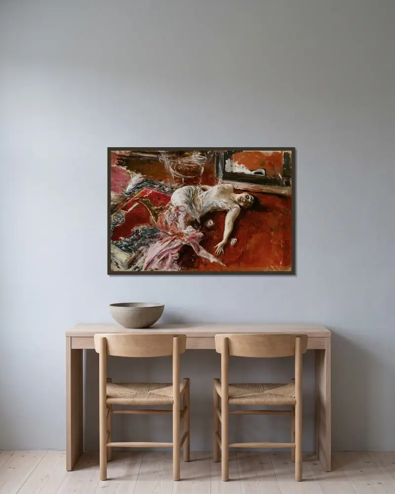 Extáze, Giovanni Boldini v rámu na stěně