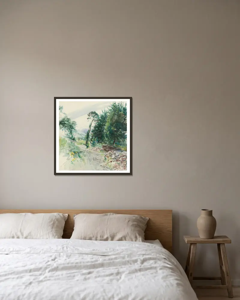 Cesta, Giovanni Boldini v rámu na stěně
