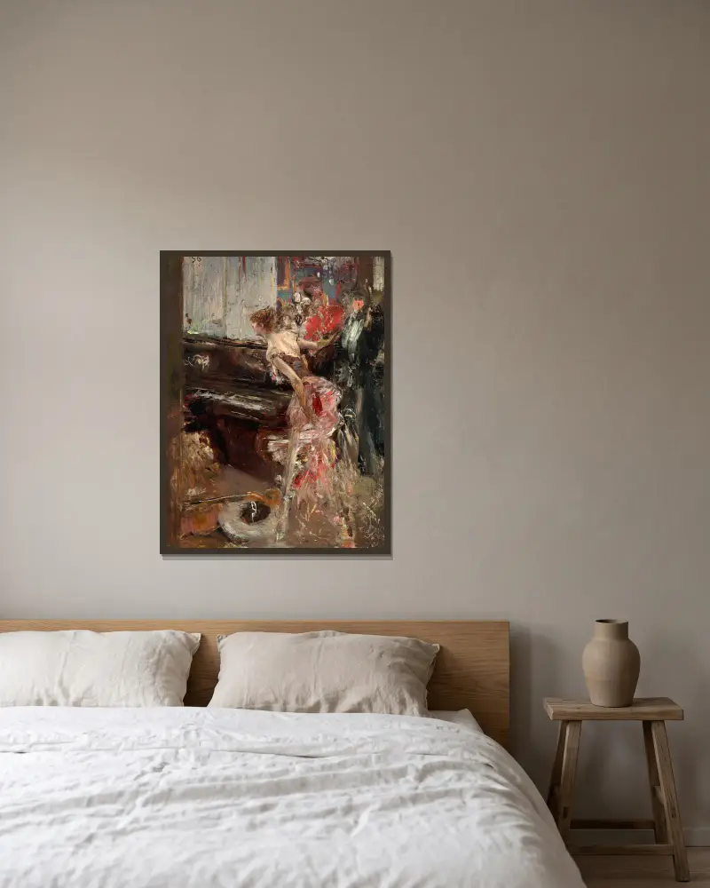 Recitál, Giovanni Boldini v rámu na stěně