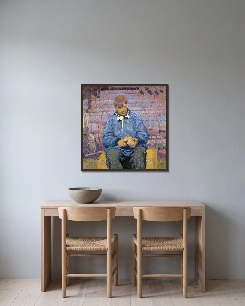 Chléb, Giovanni Giacometti v rámu na stěně
