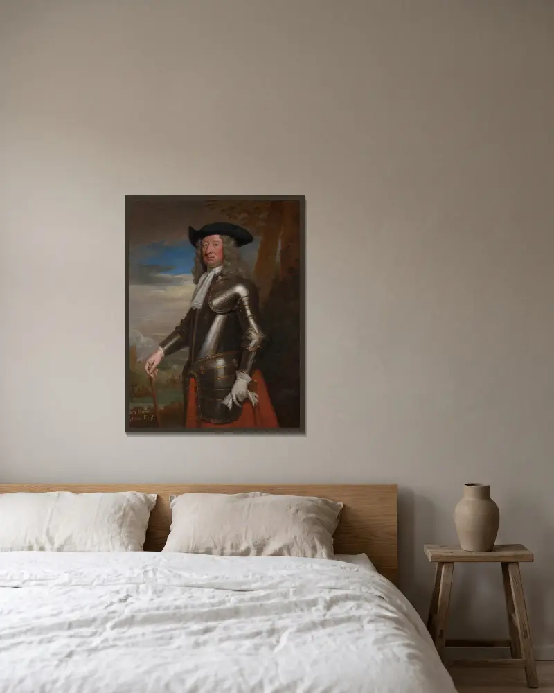 Henry Portman Seymour av Sir Godfrey Kneller inramad på en vägg