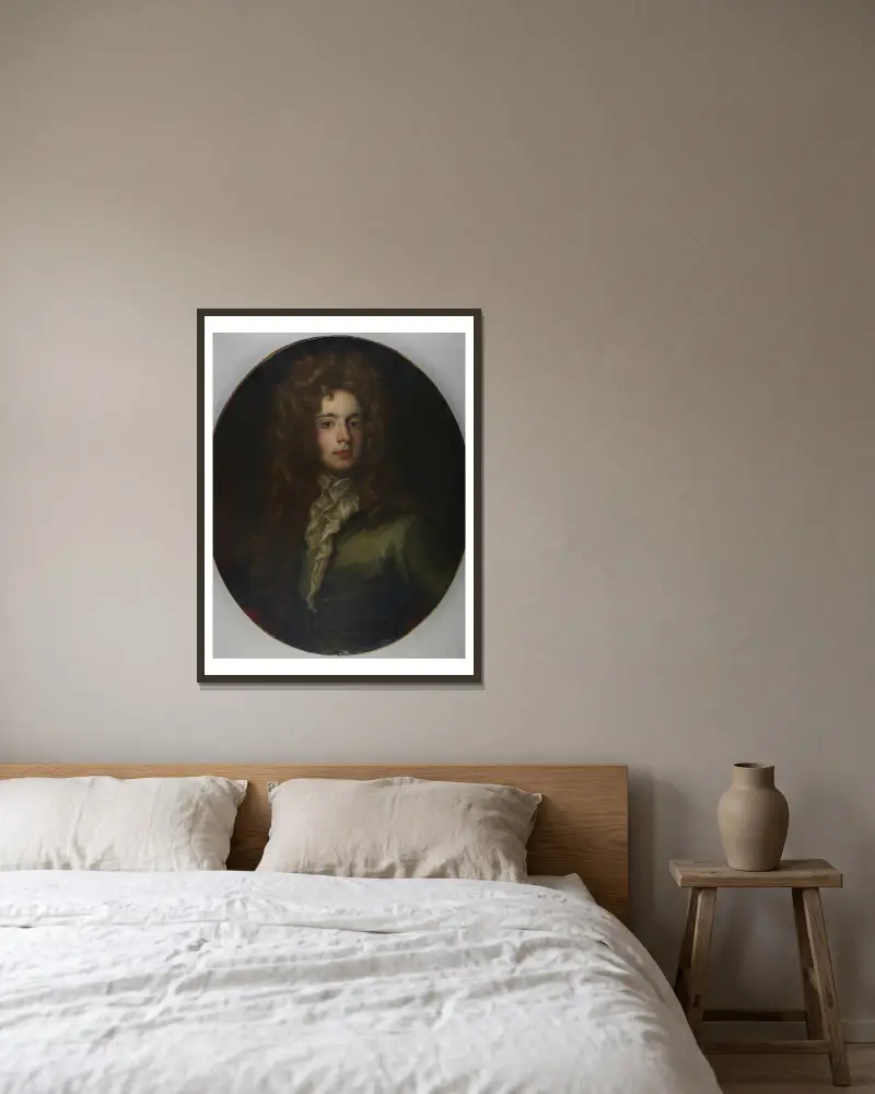 Joseph Addison von Sir Godfrey Kneller gerahmt an einer Wand