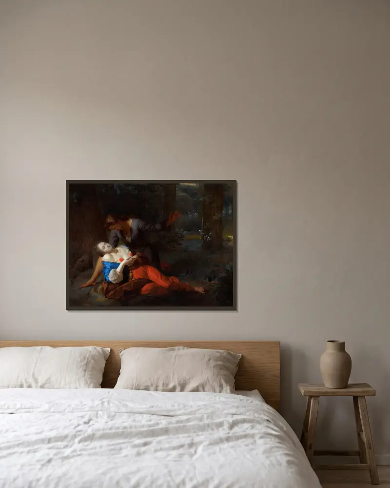 Kefalos a Prokris, Godfried Schalcken v rámu na stěně