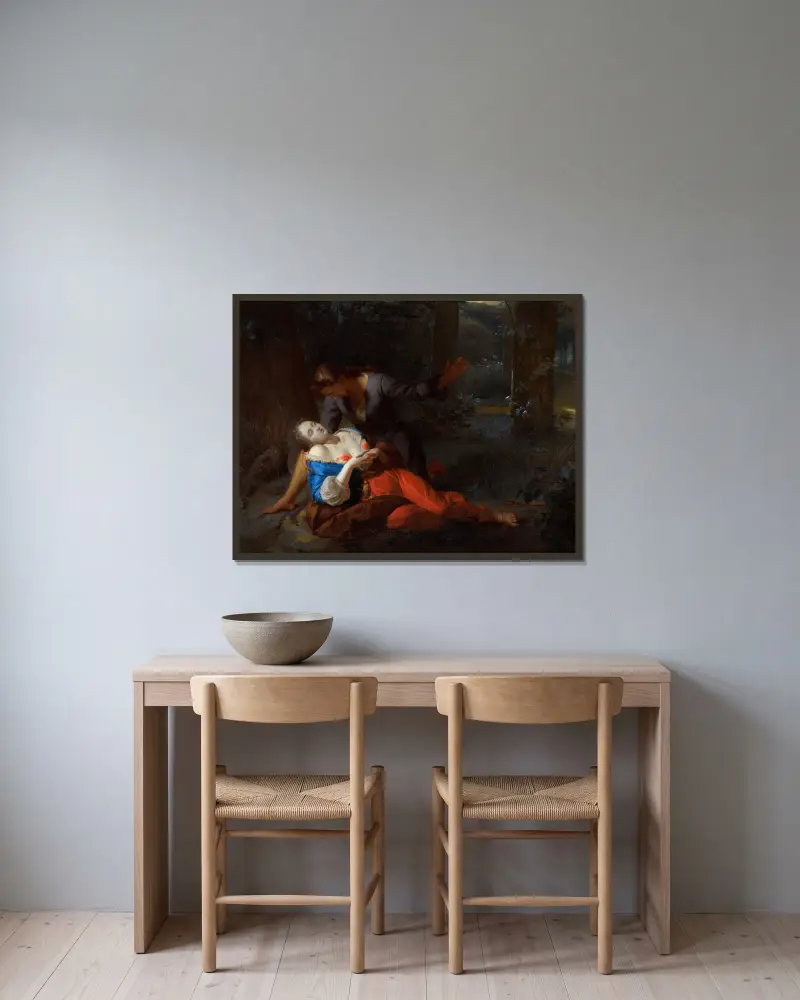Kefalos a Prokris, Godfried Schalcken v rámu na stěně