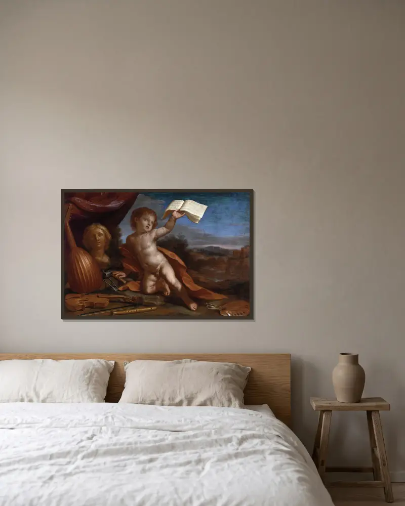 Miłość cnotliwa, Guercino w ramie na ścianie