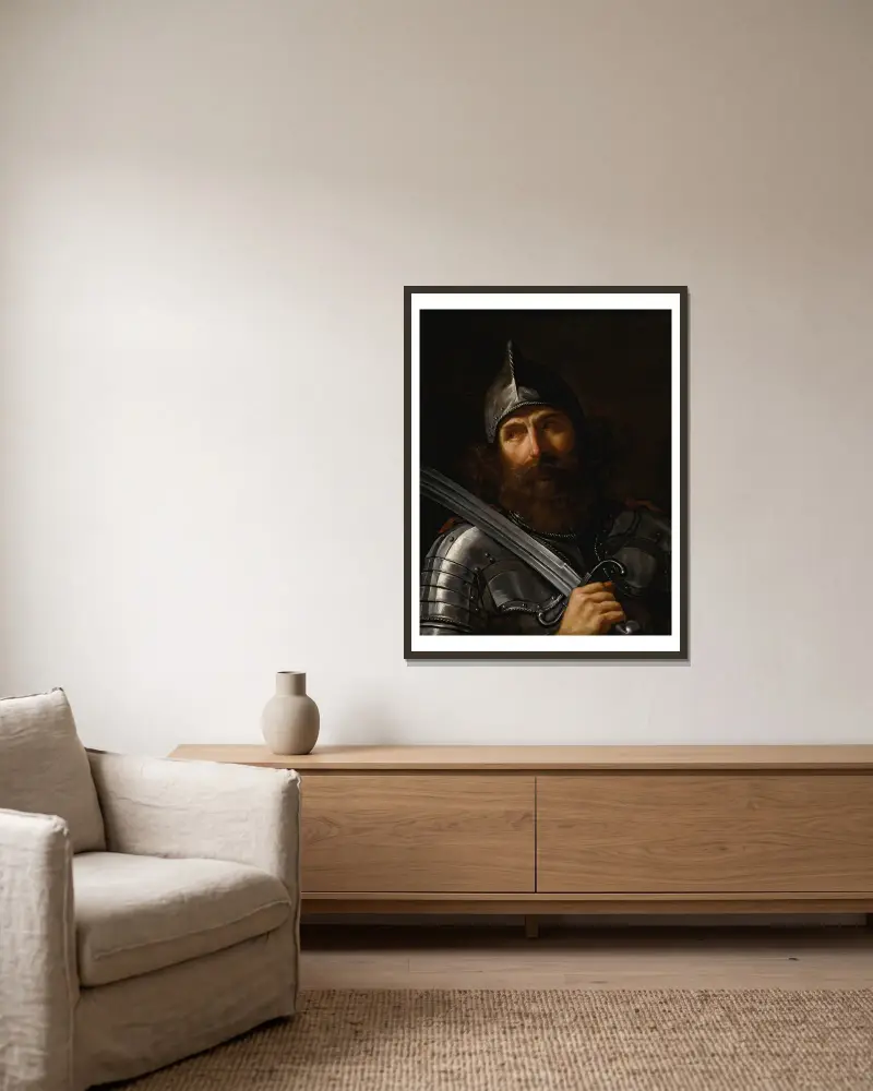Mars, Guercino v rámu na stěně