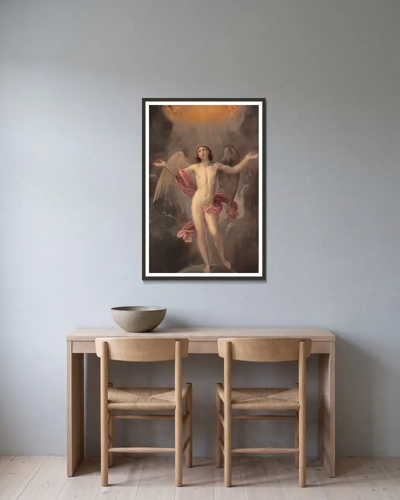 Błogosławiona dusza, Guido Reni w ramie na ścianie