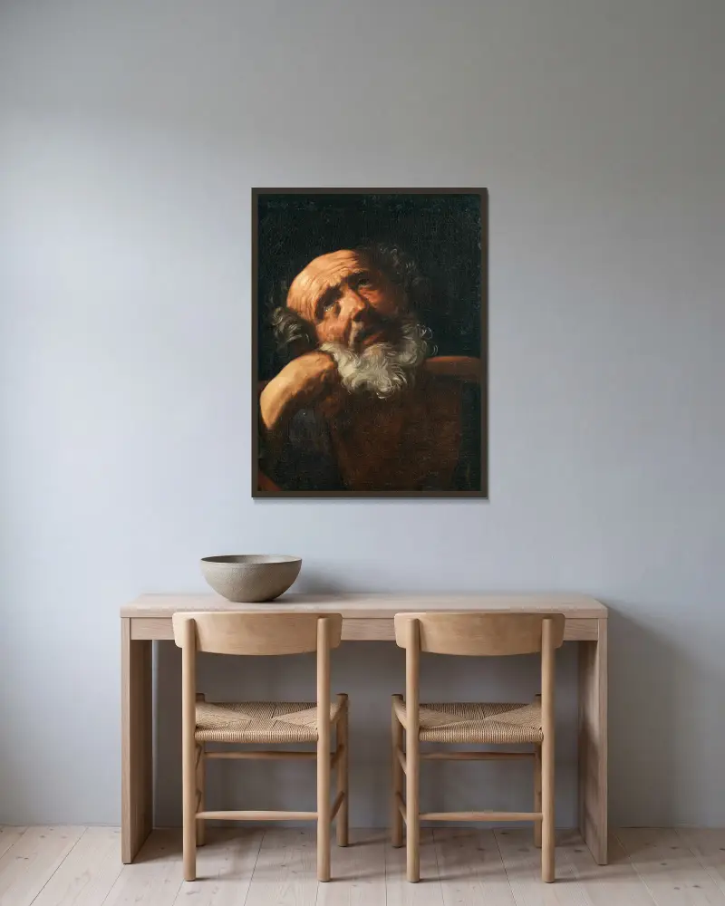 Svatý Petr, Guido Reni v rámu na stěně
