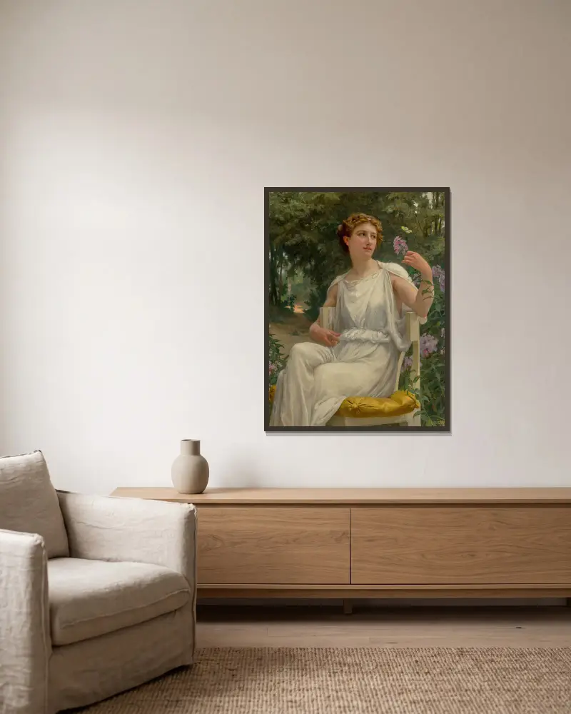 A Beauty Of Nature av Guillaume Seignac inramad på en vägg