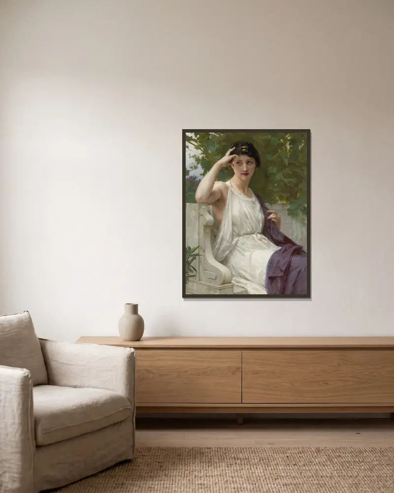 Šťastné myšlenky, Guillaume Seignac v rámu na stěně