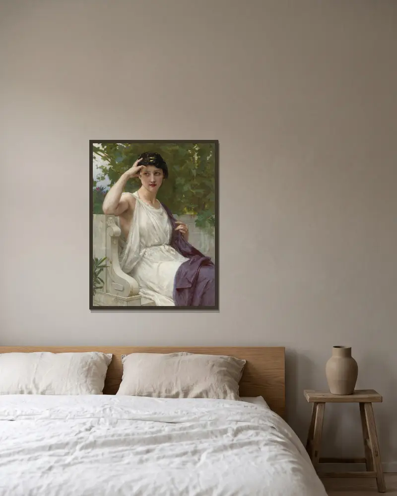 Šťastné myšlenky, Guillaume Seignac v rámu na stěně