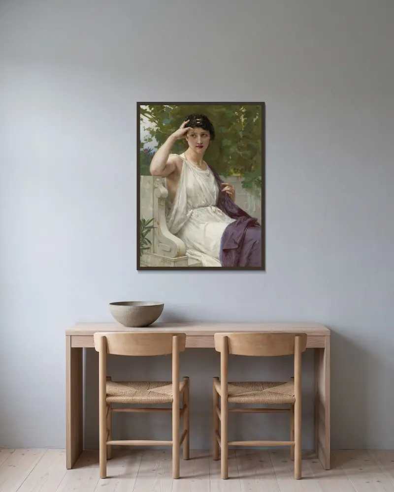 Šťastné myšlenky, Guillaume Seignac v rámu na stěně