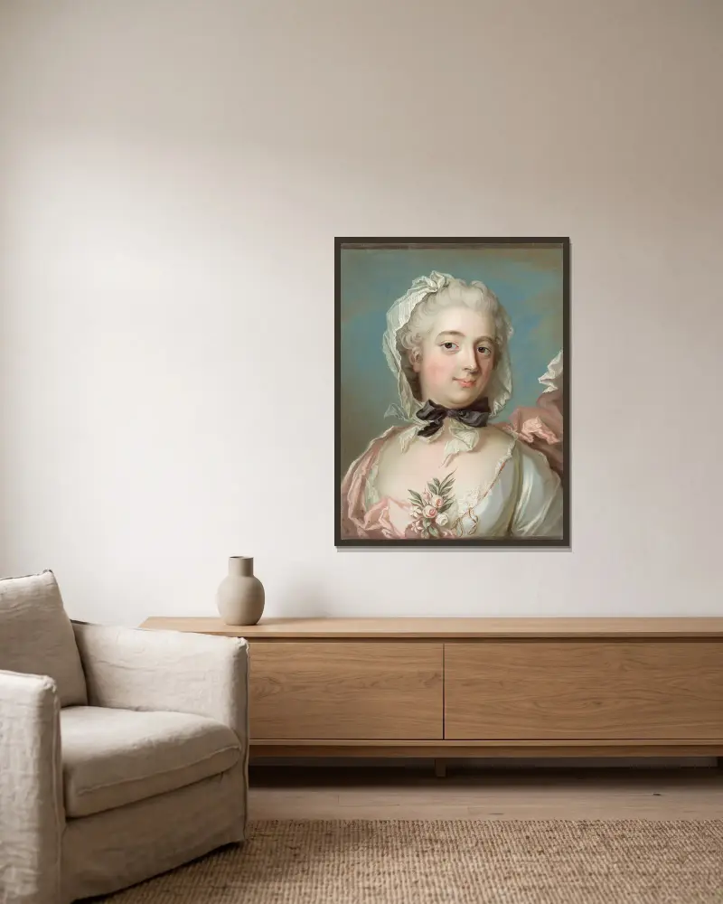 Lady Werner, Gustaf Lundberg w ramie na ścianie