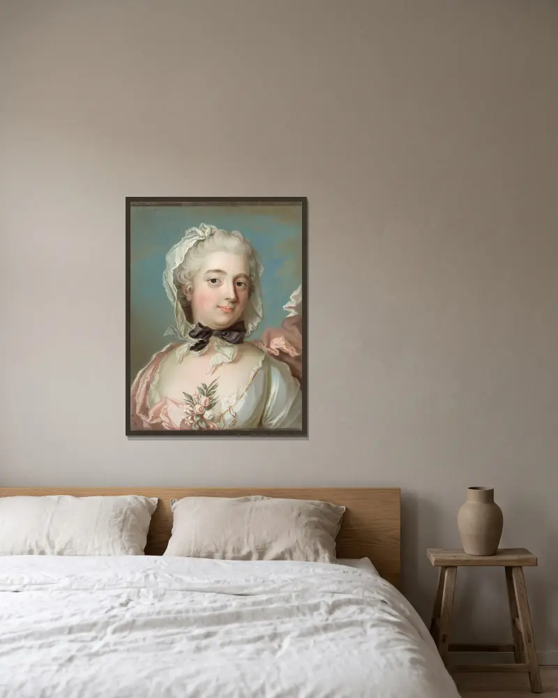 Lady Werner, Gustaf Lundberg w ramie na ścianie