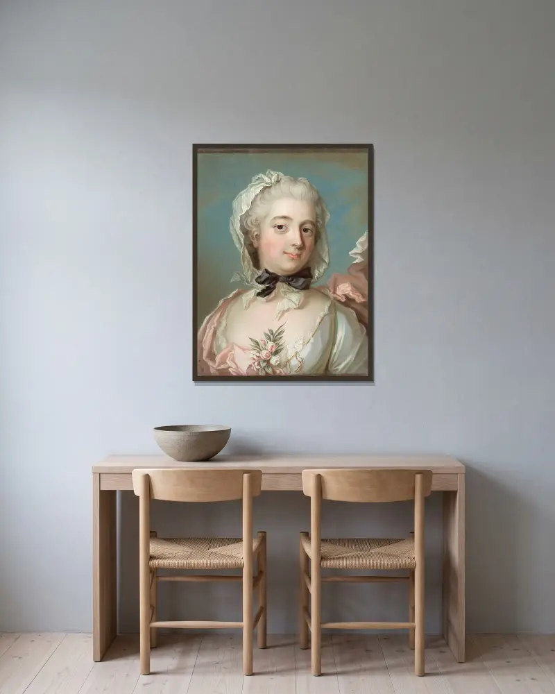 Lady Werner, Gustaf Lundberg w ramie na ścianie