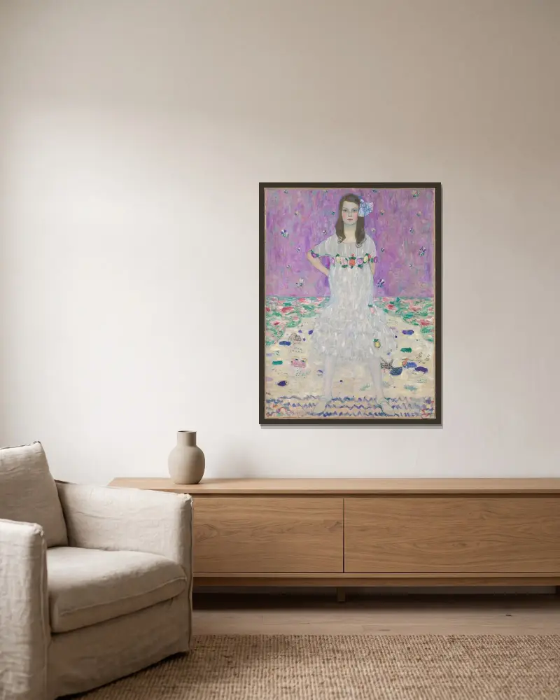 Mäda Primavesi, Gustav Klimt v rámu na stěně