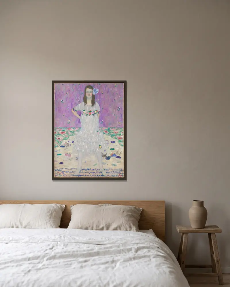 Mäda Primavesi, Gustav Klimt v rámu na stěně