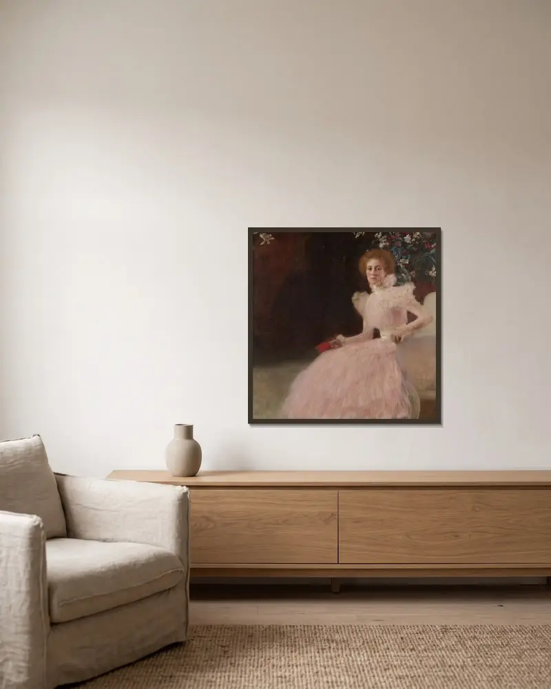 Sonja Knips, Gustav Klimt v rámu na stěně