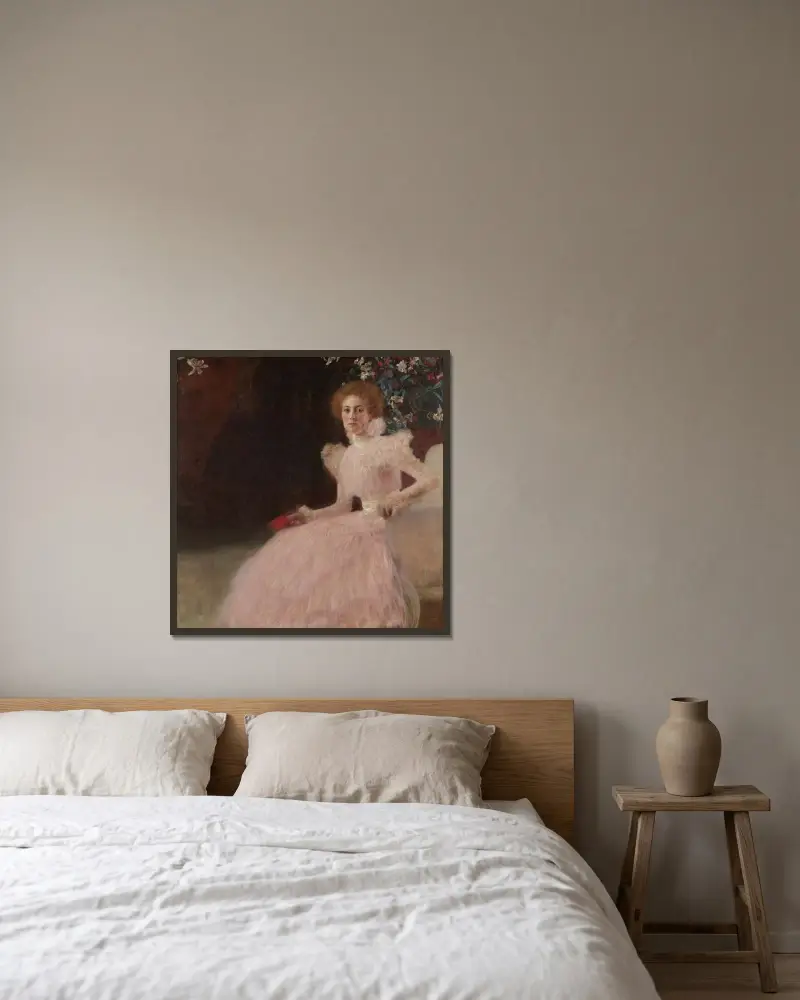 Sonja Knips, Gustav Klimt v rámu na stěně