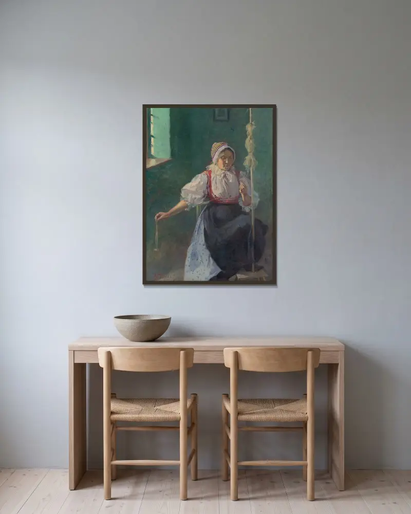 Spinner, Gustáv Mallý w ramie na ścianie