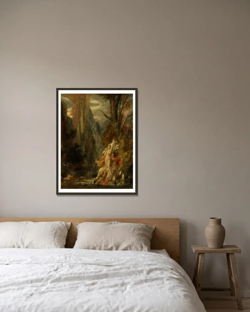 Dejanira (Podzim), Gustave Moreau v rámu na stěně