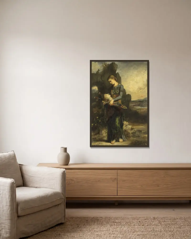 Orfeus, Gustave Moreau v rámu na stěně