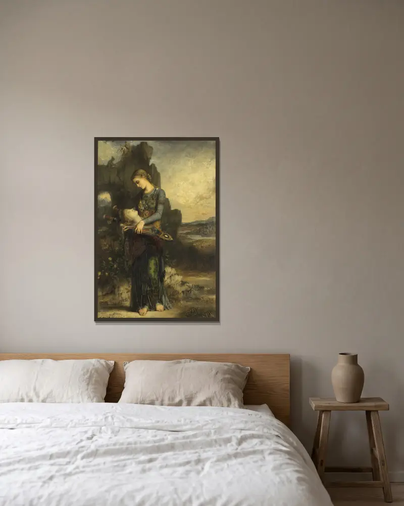 Orfeus, Gustave Moreau v rámu na stěně