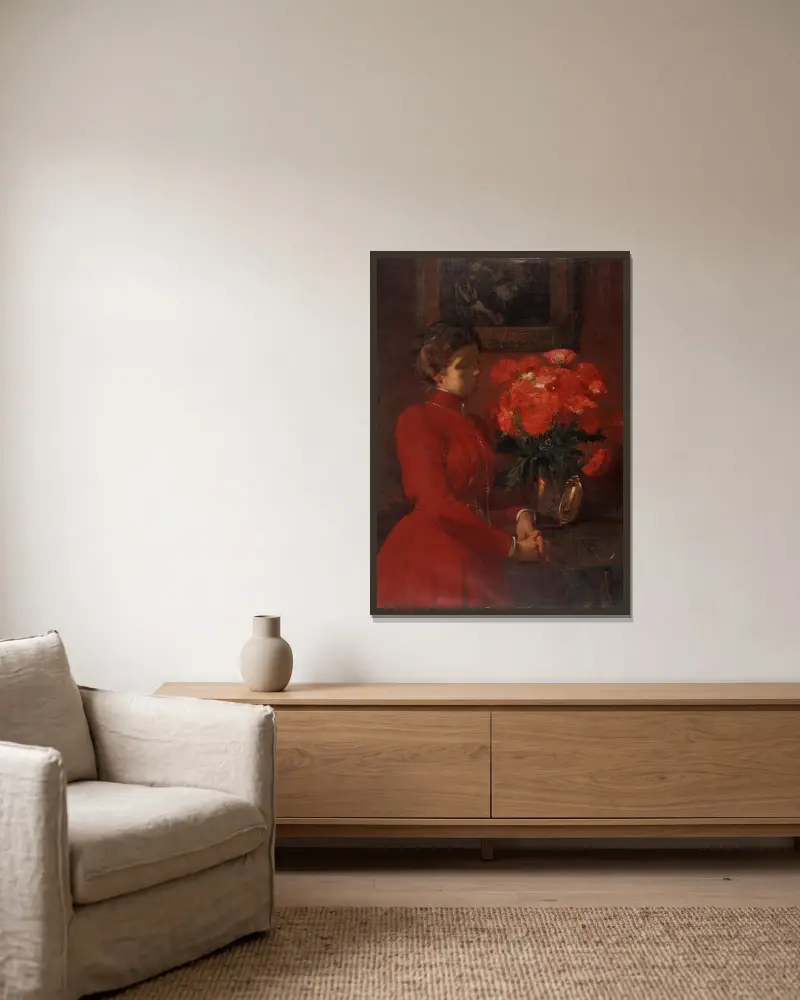 Erinnerung von Gustave Vanaise gerahmt an einer Wand