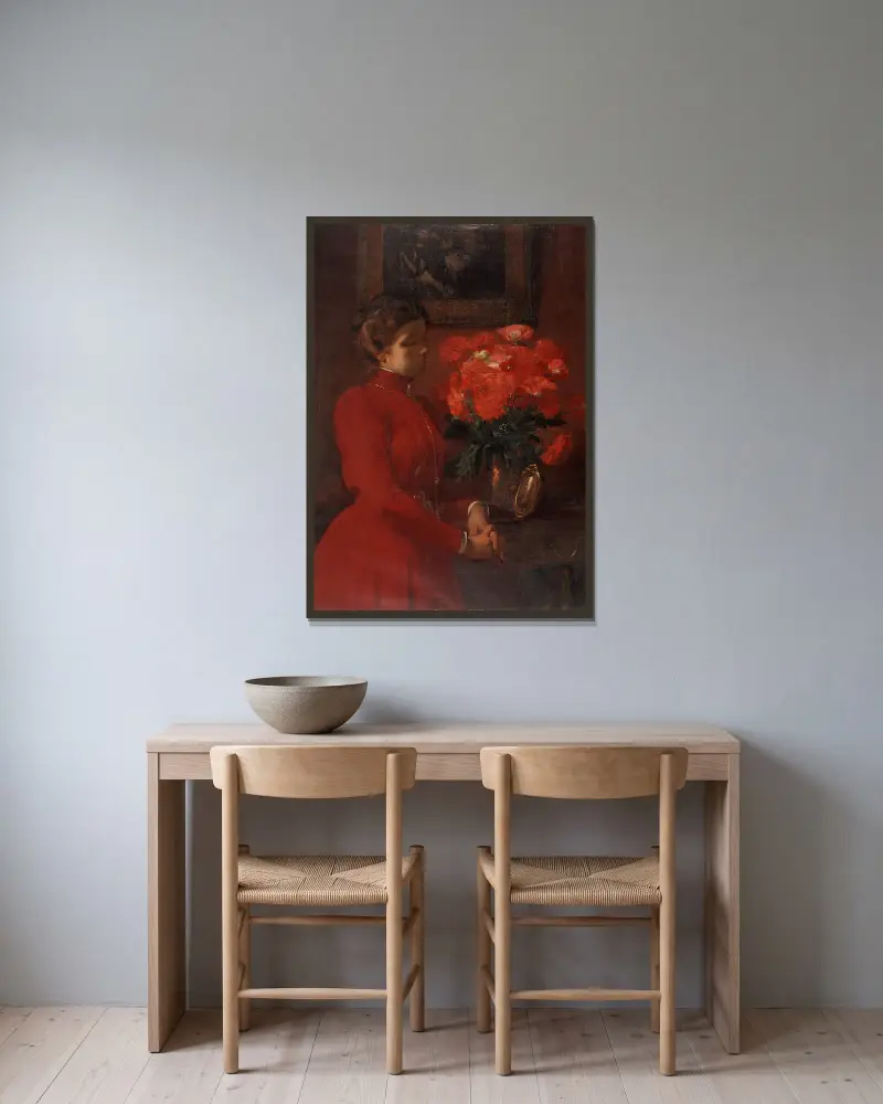 Erinnerung von Gustave Vanaise gerahmt an einer Wand