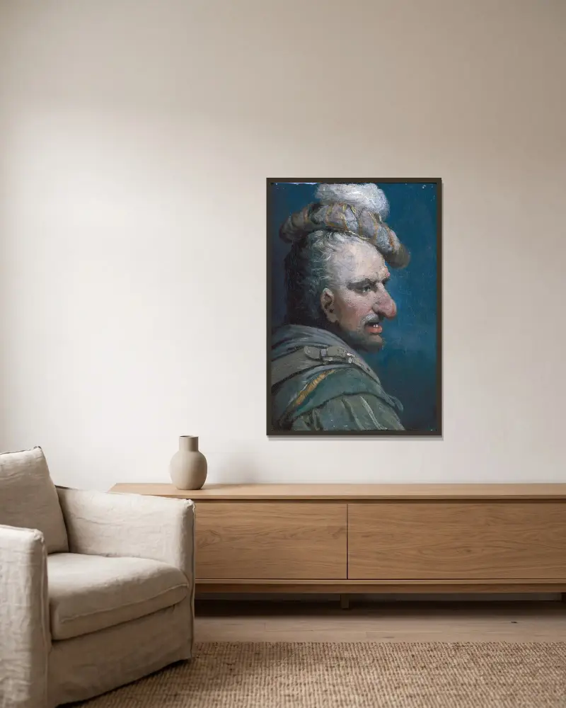 Bardolph, John Hamilton Mortimer v rámu na stěně