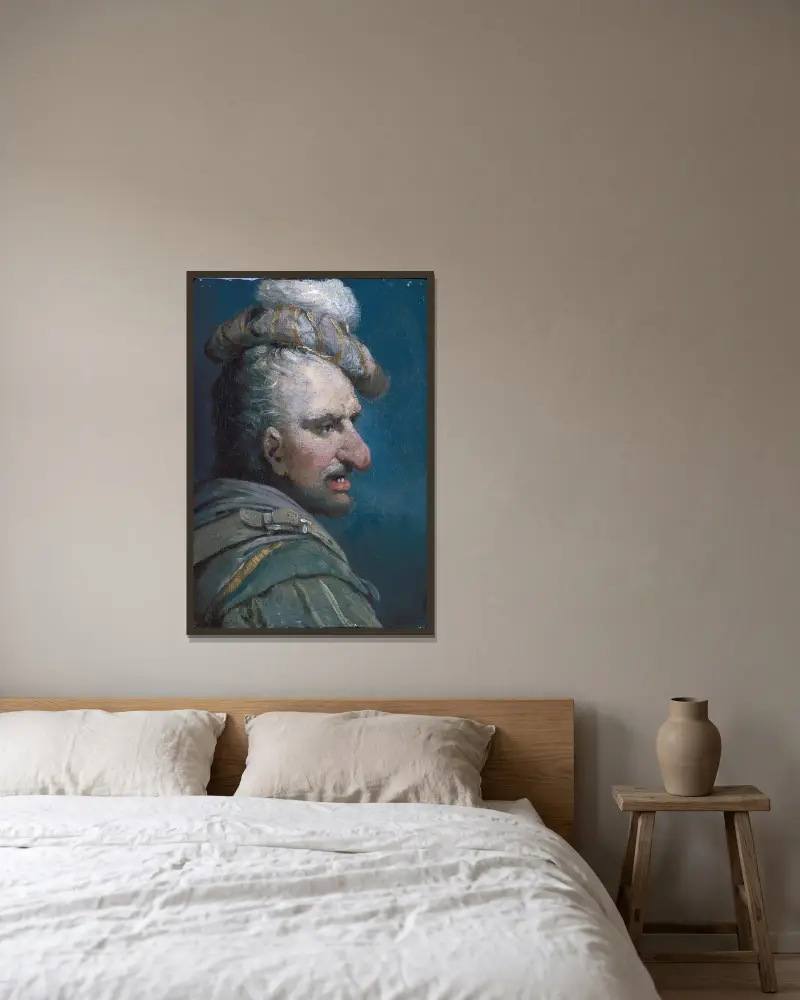 Bardolph, John Hamilton Mortimer v rámu na stěně