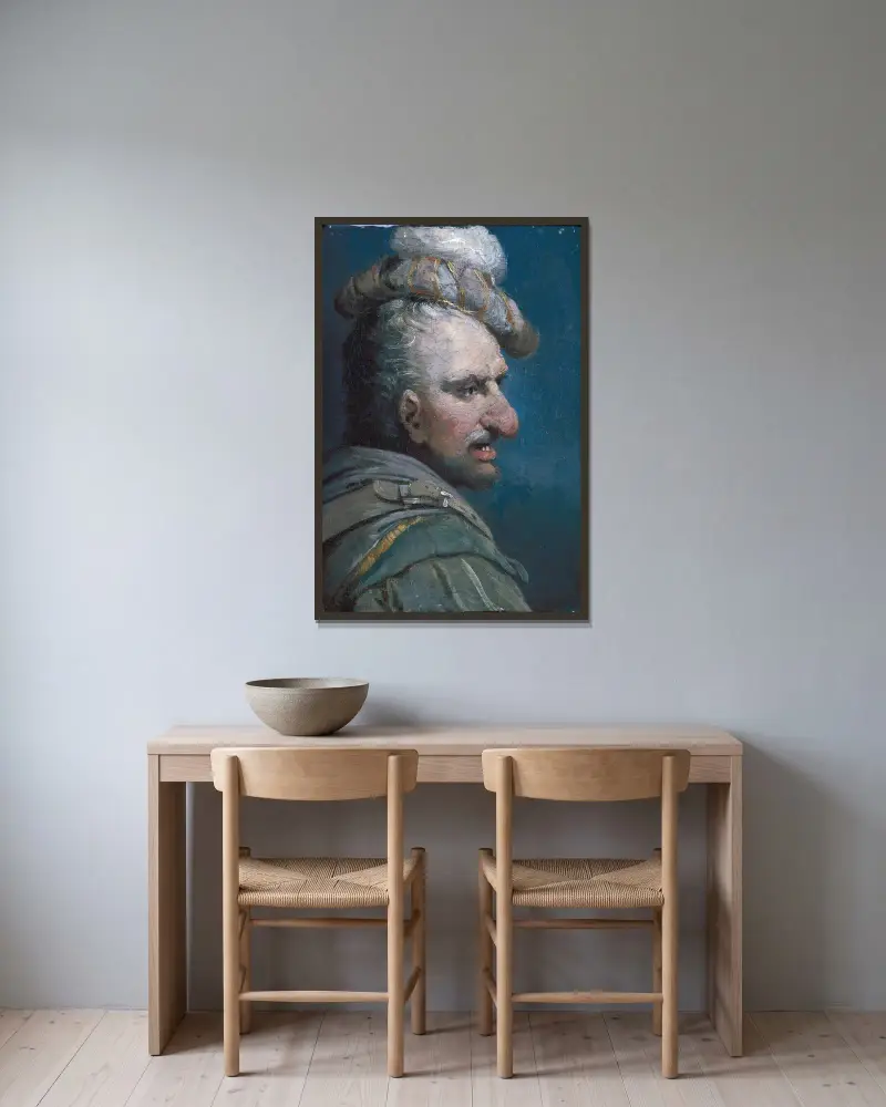 Bardolph, John Hamilton Mortimer v rámu na stěně