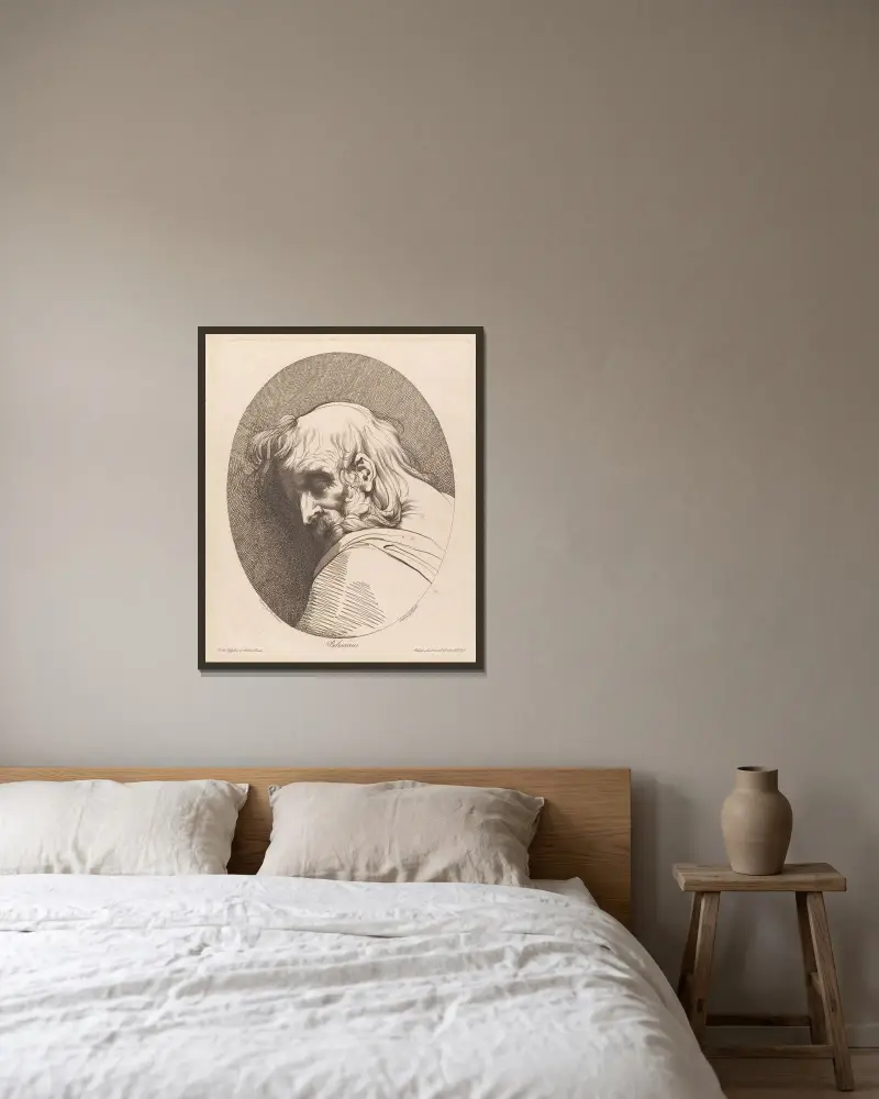 Belisarius von John Hamilton Mortimer gerahmt an einer Wand
