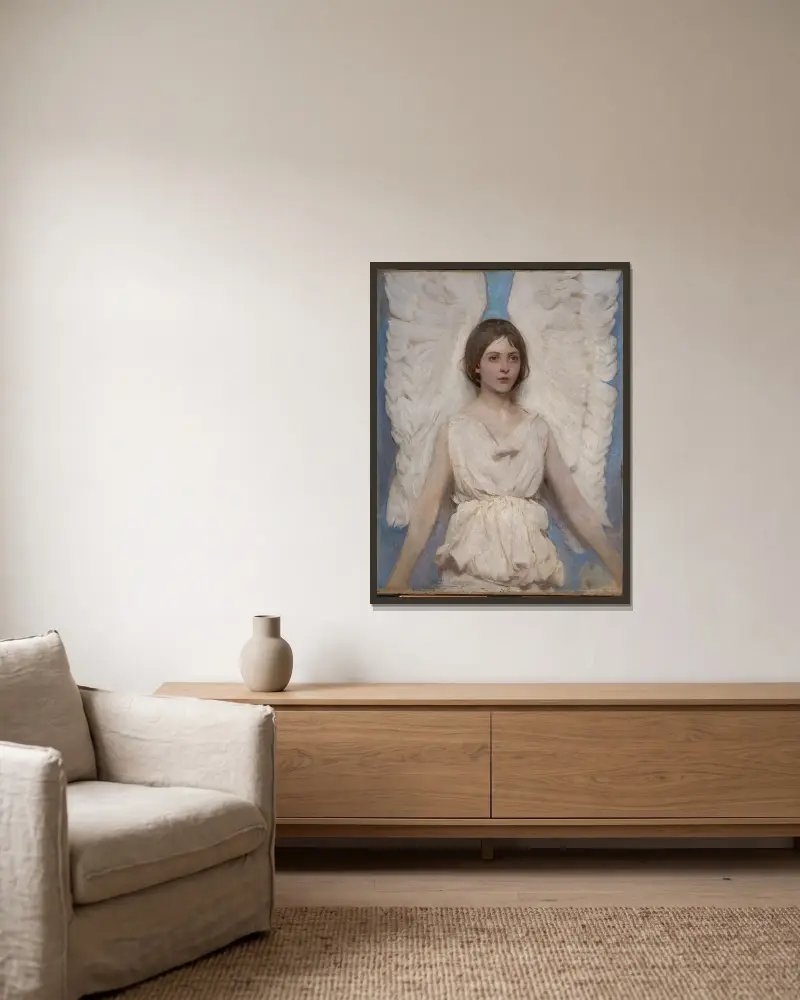 Anděl, Abbott Handerson Thayer v rámu na stěně