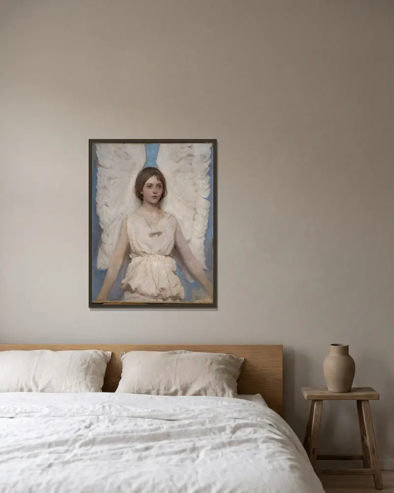 Anděl, Abbott Handerson Thayer v rámu na stěně