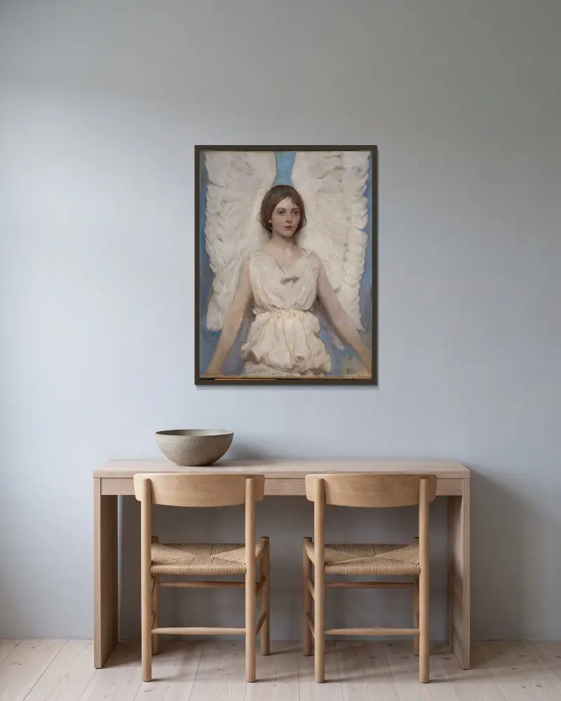 Anděl, Abbott Handerson Thayer v rámu na stěně