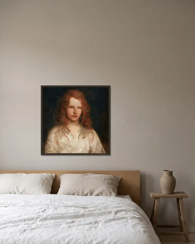 Margaret McKittrick von Abbott Handerson Thayer gerahmt an einer Wand