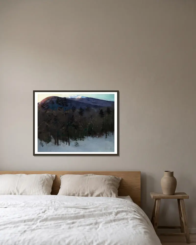 Mount Monadnock von Abbott Handerson Thayer gerahmt an einer Wand
