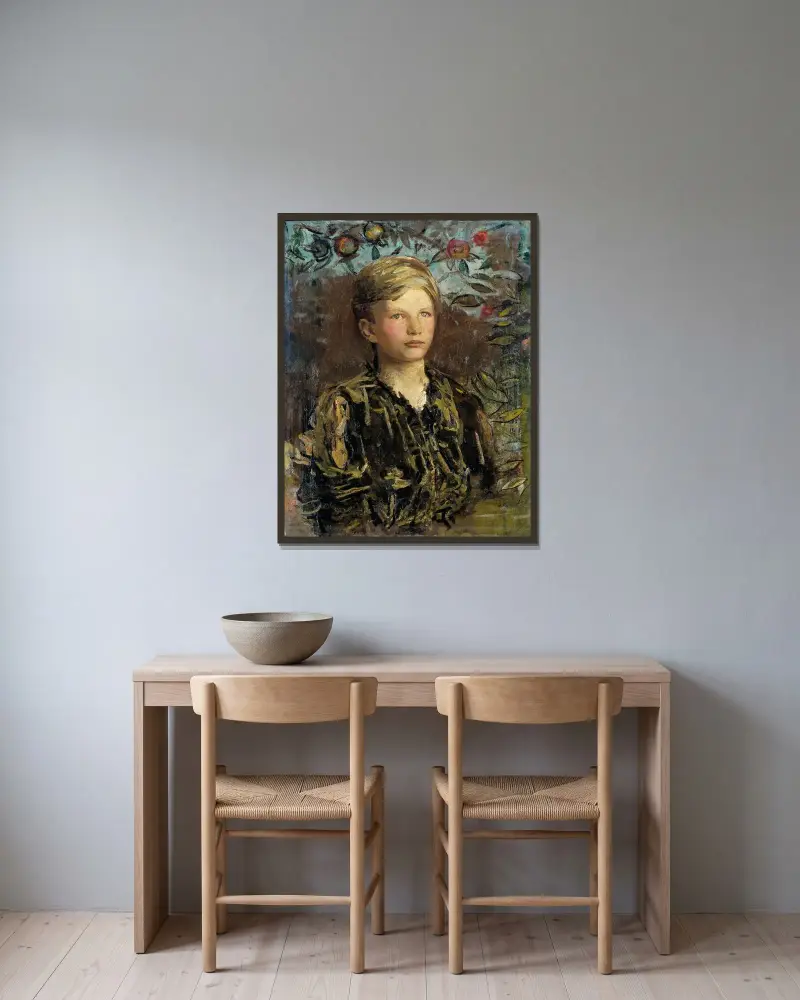 Townsend Bradley Martin, Abbott Handerson Thayer w ramie na ścianie
