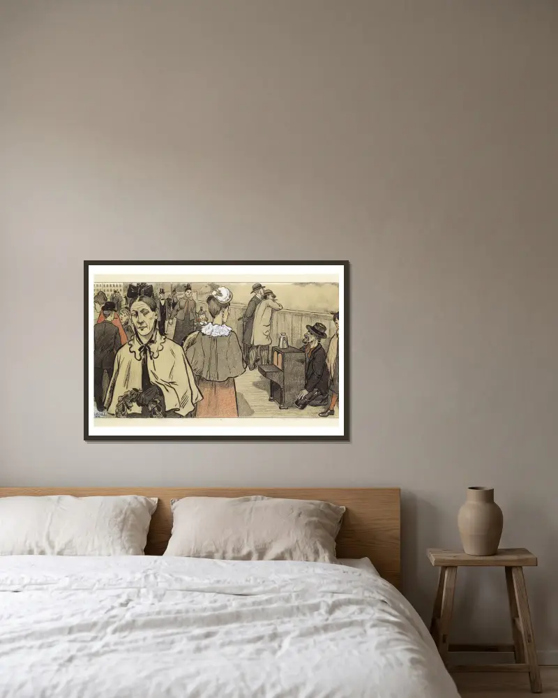 Ich hatt einen Kameraden (Zwischen Ost und West) von Hans Baluschek gerahmt an einer Wand