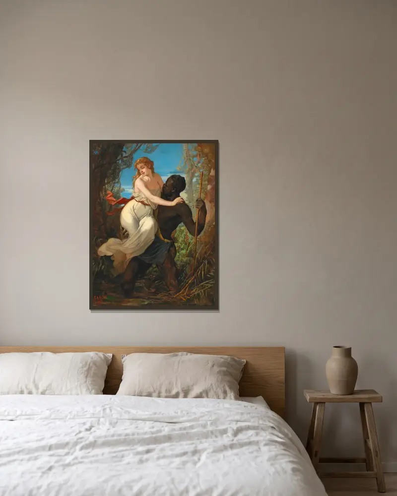 Den a noc, Hans Canon v rámu na stěně