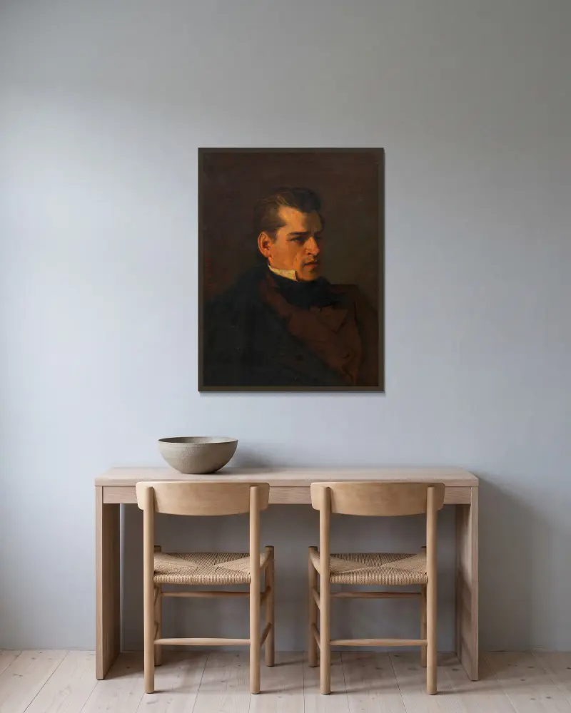 Moritz Lehmann, Hans Canon w ramie na ścianie