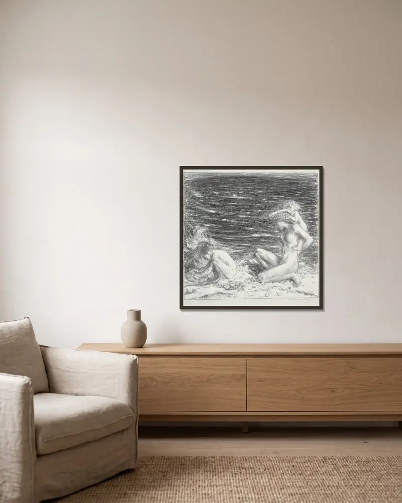 Morze i bryza, Charles Haslewood Shannon w ramie na ścianie