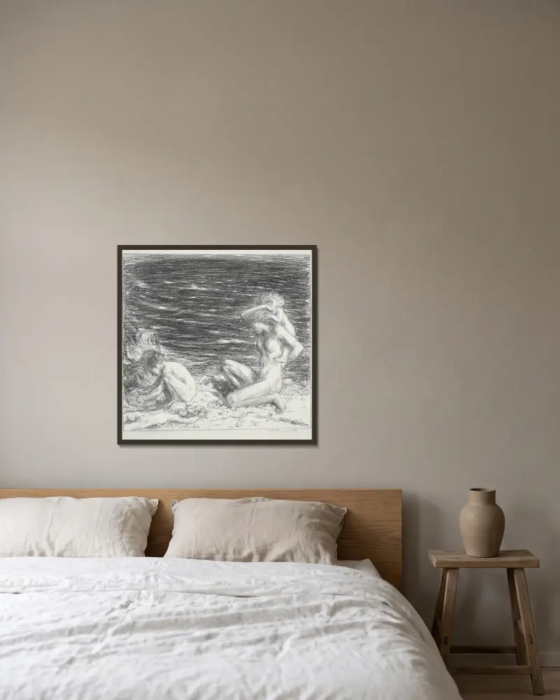 Morze i bryza, Charles Haslewood Shannon w ramie na ścianie