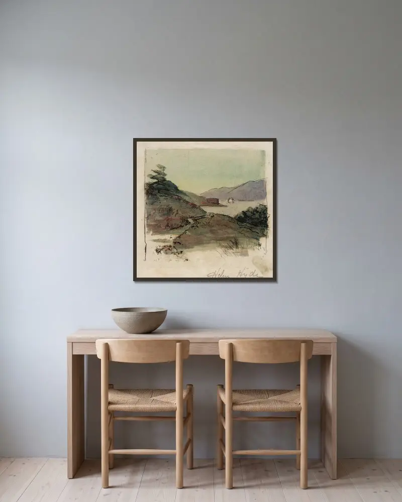Fort Point von Helen Hyde gerahmt an einer Wand