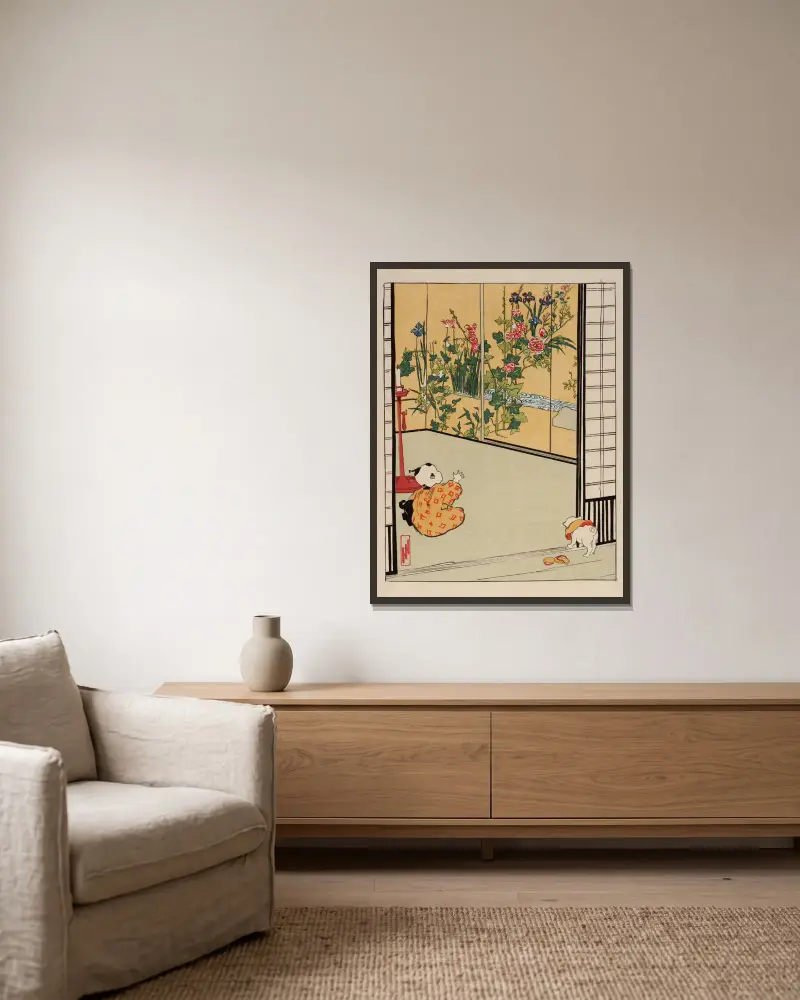 Interior Decoration von Helen Hyde gerahmt an einer Wand