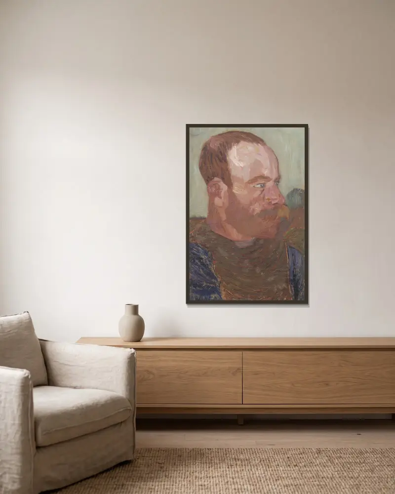 Navvy von Helmer Osslund gerahmt an einer Wand