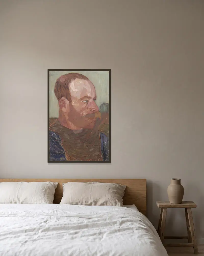 Navvy von Helmer Osslund gerahmt an einer Wand