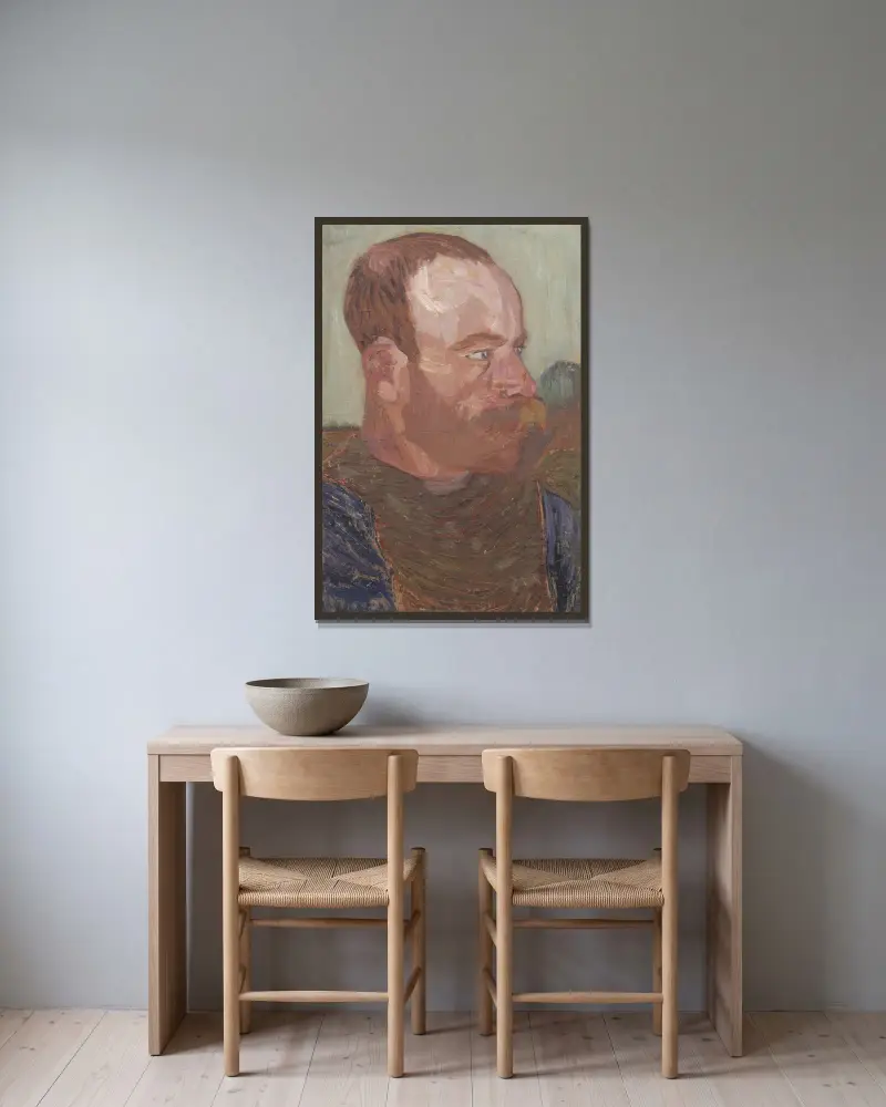 Navvy von Helmer Osslund gerahmt an einer Wand