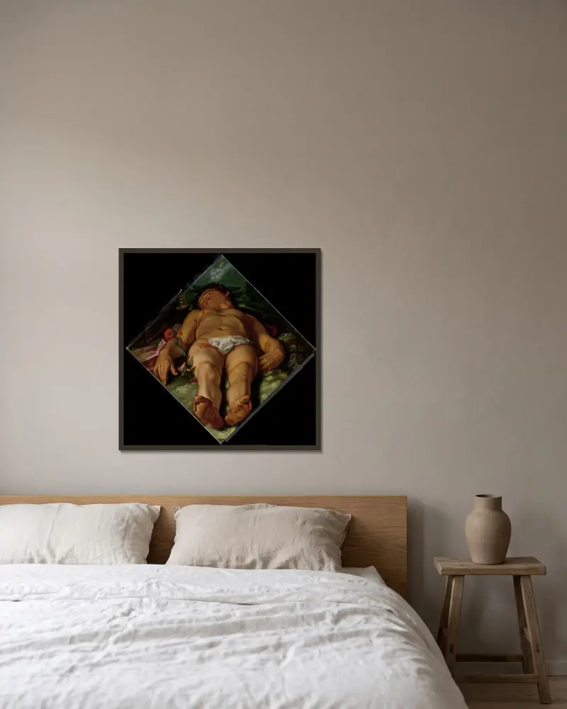 Umírající Adónis, Hendrick Goltzius v rámu na stěně